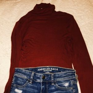 Anthropologie Postage Stamp Turtleneck - M